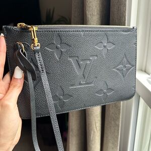 Louis Vuitton Empreinte Neverfull Pochette Black